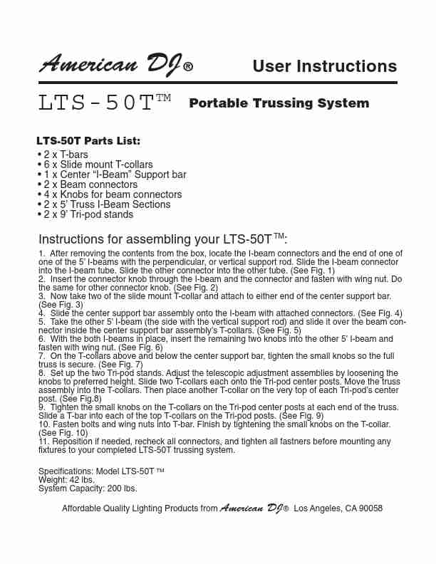 American DJ DJ Equipment LTS-50T-page_pdf